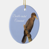 Cormorant Bird-Ornament Keramik Ornament (Rechts)