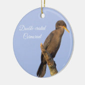 Cormorant Bird-Ornament Keramik Ornament (Links)