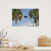 Cormorant Dry Wings Print Poster (Küche)