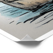 Cormorant - Vogelkunst Poster (Ecke)