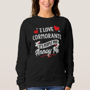 Cormorants Design - Ich liebe Cormorants Sweatshirt