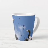 Cormorants Latte Tasse (Rechte Ecke)