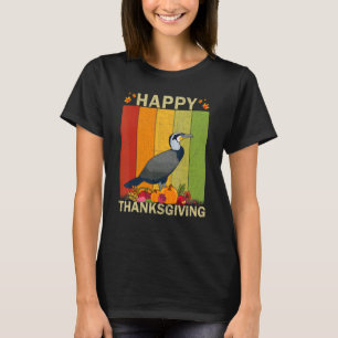 Cormorants Retro-Grafik Familien-Thanksgiving T-Shirt