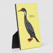 Cormoranvogel-Cartoon-Abbildung Fotoplatte (Seite)