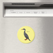 Cormoranvogel-Cartoon-Abbildung Magnet (In Situ (Geschirrspüler))
