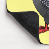 Cormoranvogel-Cartoon-Abbildung Mousepad (Ecke)