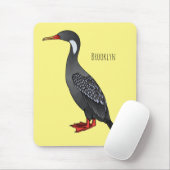 Cormoranvogel-Cartoon-Abbildung Mousepad (Mit Mouse)