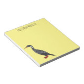 Cormoranvogel-Cartoon-Abbildung Notizblock (angewinkelt)