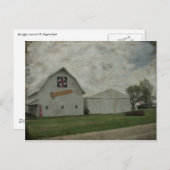 Corn Barn Crackle Postkarte (Vorne/Hinten)