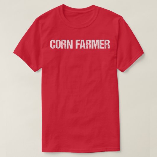 Corn Bauer Einfache Bezeichnung T-Shirt (Design vorne)