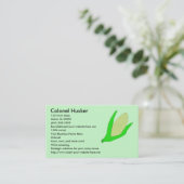 Corn Business Cards - neue Version Visitenkarte (Stehend Vorderseite)