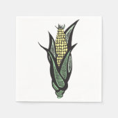 Corn Cob Paper Napkins Serviette (Vorderseite)