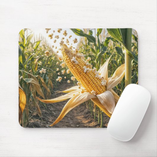 Corn Cob Popcorn Mousepad (Mit Mouse)