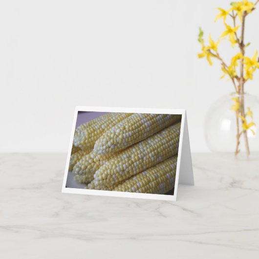 Corn Cobb Note card Karte (Gelbe Blume)