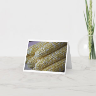 Corn Cobb Note card Karte
