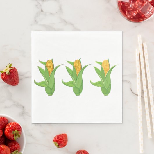 Corn Cobs Paper Napkins Serviette (Beispiel)