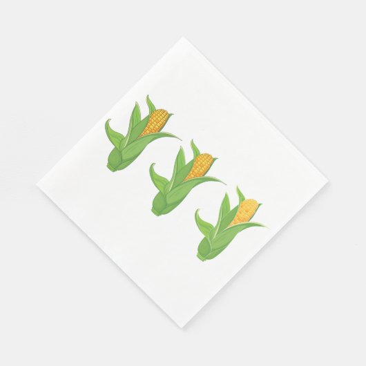 Corn Cobs Paper Napkins Serviette (Ecke)