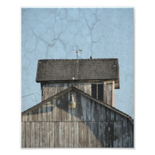 Corn Crib Fotodruck