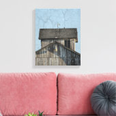 Corn Crib Leinwanddruck (Insitu (Wohnzimmer))