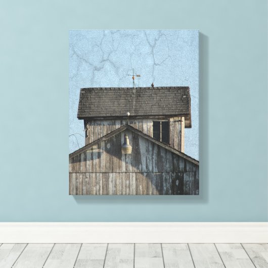 Corn Crib Leinwanddruck (Insitu (Holzboden))