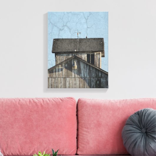 Corn Crib Leinwanddruck (Insitu (Wohnzimmer))