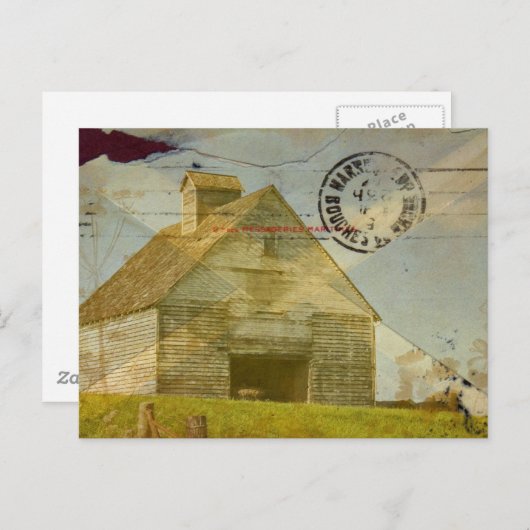 Corn Crib Postkarte (Vorne/Hinten)