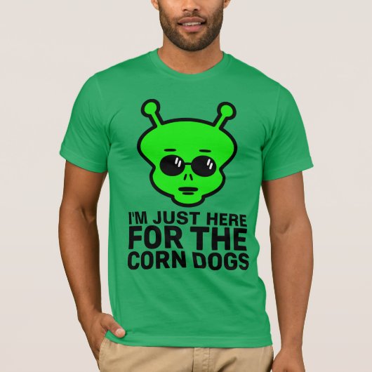 CORN DOG ALIEN T - SHIRT (Vorderseite)