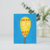 Corn Dog Postcard Postkarte (Stehend Vorderseite)