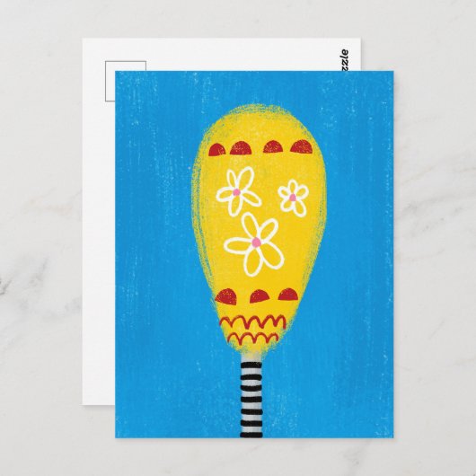 Corn Dog Postcard Postkarte (Vorne/Hinten)