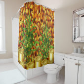 Corn Kernels Gold Duschvorhang (Beispiel)