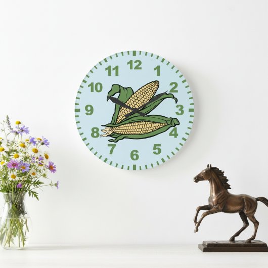 Corn Kitchen Wall Clock Große Wanduhr
