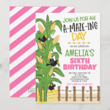 Corn Maze Girl Birthday