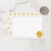  Corn Muffin Cute Drawing Blank Bordered Mitteilungskarte (Vorderseite/Rückseite Beispiel)