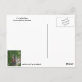 Corn Muffin Rezept Postkarte (Rückseite)