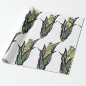 Corn on the Cob Rustic Farmhouse Vegetable Geschenkpapier (Ungerollt)