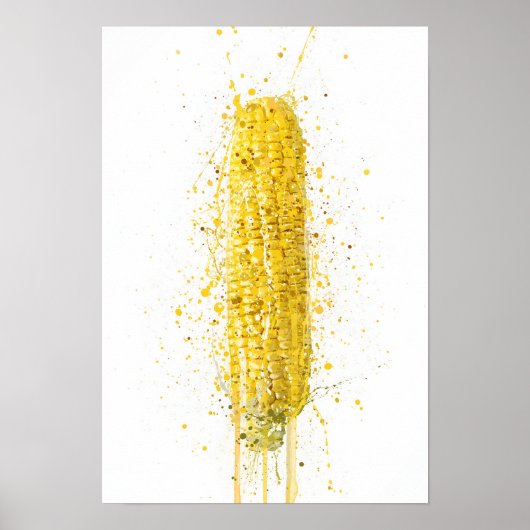 Corn On The Cob Vegetable Poster (Vorne)