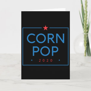 Corn Pop Joe Biden Anti-Gaffe lustiger Präsident T Karte