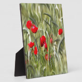 Corn Poppies Fotoplatte (Seite)