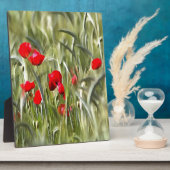 Corn Poppies Fotoplatte (Seite)