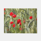 Corn Poppies Fußmatte (Vorderseite)