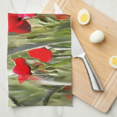 Corn Poppies Handtuch (Viertel Falte)