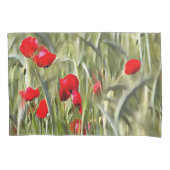 Corn Poppies Kissenbezug (Vorderseite-Links)