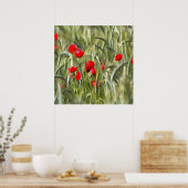 Corn Poppies Poster (Küche)