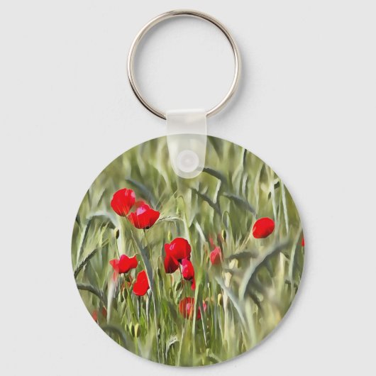Corn Poppies Schlüsselanhänger (Vorderseite)