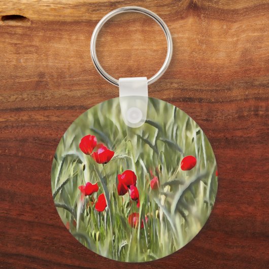 Corn Poppies Schlüsselanhänger (Vorderseite)