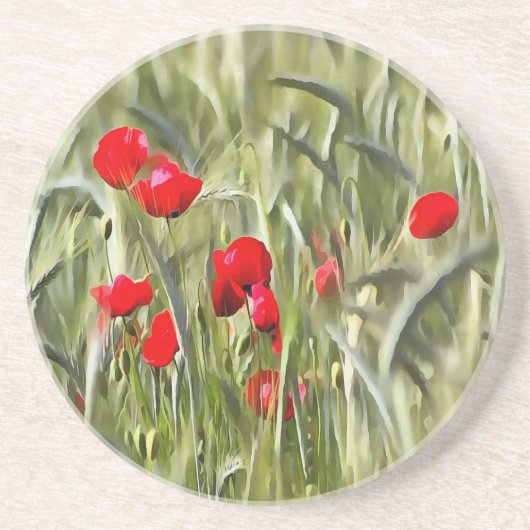 Corn Poppies Untersetzer (Vorne)