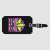 Corn Star Blue Lila BG Gepäckanhänger (Vorderseite (Horizontal))