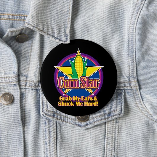 Corn Star Blue Lila Black BG Button (Beispiel)