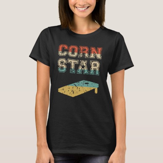 Corn Star Cornhole T-Shirt (Vorderseite)