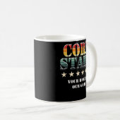 Corn Stars Funny Cornhole Team Zubehör Kaffeetasse (VorderseiteRechts)